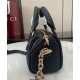 Replica Imitazione Borse con manico superiore Super Mini Gucci GG Emblem 815256 Nera Riproduzione Fedele Imitazione Borse Replica con manico superiore Super Mini Gucci GG Emblem 815256 Nera imitazioni
