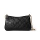 Replica Dettagli perfetti Borsa Super Mini Gucci con stemma GG 815278 Nera Riproduzione Fedele Dettagli perfetti Borsa Super Mini Gucci con stemma GG 815278 Nera imitazioni
