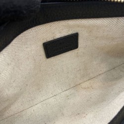 Replica Dettagli perfetti Borsa Super Mini Gucci con stemma GG 815278 Nera Riproduzione Fedele Dettagli perfetti Borsa Super Mini Gucci con stemma GG 815278 Nera imitazioni