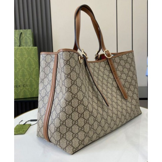 Replica Borse Firmate tote media Gucci GG Emblem 815213 Caffè Riproduzione Fedele Borse Firmate Replica tote media Gucci GG Emblem 815213 Caffè imitazioni