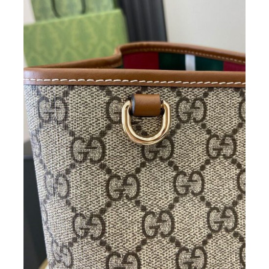 Replica Borse Firmate tote media Gucci GG Emblem 815213 Caffè Riproduzione Fedele Borse Firmate Replica tote media Gucci GG Emblem 815213 Caffè imitazioni