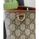 Replica Borse Firmate tote media Gucci GG Emblem 815213 Caffè Riproduzione Fedele Borse Firmate Replica tote media Gucci GG Emblem 815213 Caffè imitazioni