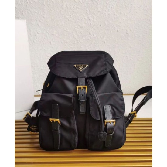Replica fedele Zaino Prada Fever - Edition Fever in nylon Nero Riproduzione Fedele fedele Zaino Prada Fever - Edition Fever in nylon Nero imitazioni