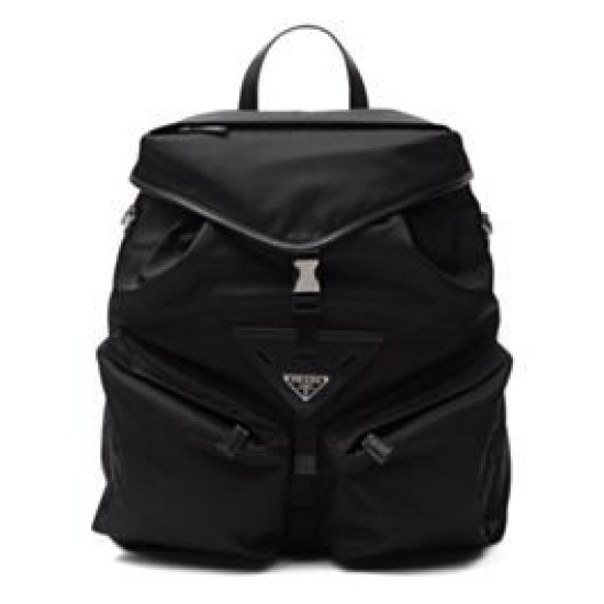 Replica Imitazione Zaino Prada Hot-nylon e pelle Nero Riproduzione Fedele Imitazione Zaino Prada Hot-nylon e pelle Nero imitazioni