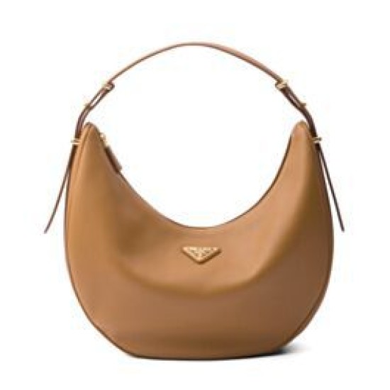 Replica Borsa a tracolla grande Prada 1BC212 Caffè Replica Perfetta a tracolla grande Prada 1BC212 Caffè imitazioni