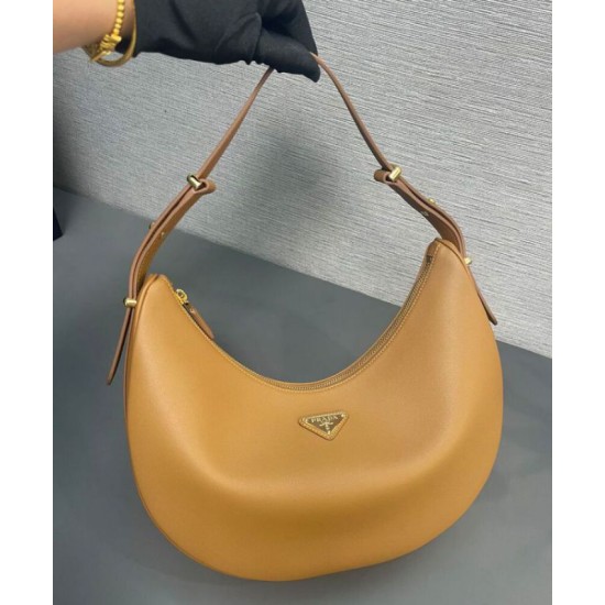 Replica Borsa a tracolla grande Prada 1BC212 Caffè Replica Perfetta a tracolla grande Prada 1BC212 Caffè imitazioni