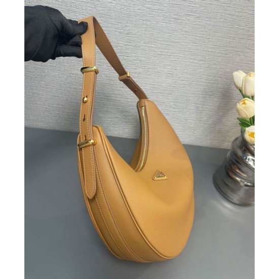 Replica Borsa a tracolla grande Prada 1BC212 Caffè Replica Perfetta a tracolla grande Prada 1BC212 Caffè imitazioni