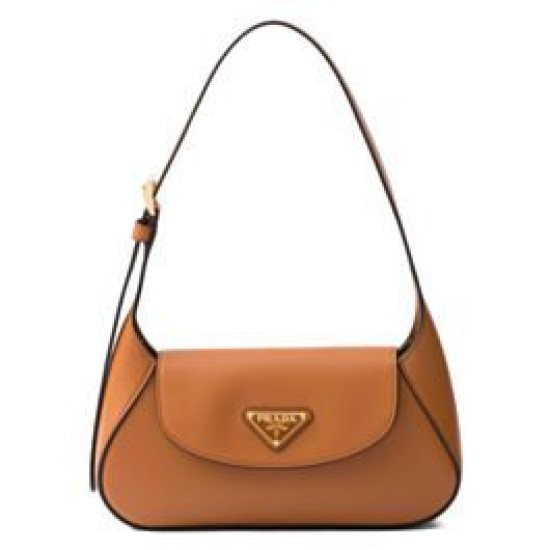 Replica Borsa a tracolla piccola Prada 1BD358 Caffè Riproduzione Fedele Borsa a tracolla piccola Prada 1BD358 Caffè imitazioni