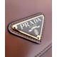 Replica Borsa a tracolla piccola Prada 1BD358 Caffè Riproduzione Fedele Borsa a tracolla piccola Prada 1BD358 Caffè imitazioni
