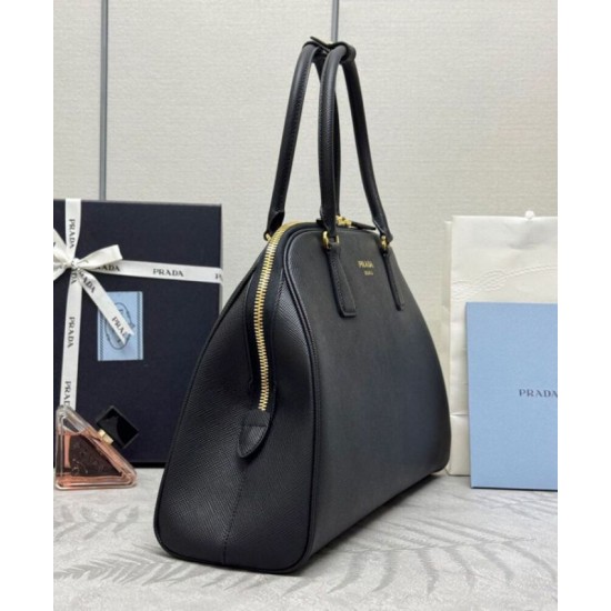 Replica Prada Grande Borse Alta Qualità Saffiano 1BG524 Nero Riproduzione Fedele Prada Grande Borse Replica Alta Qualità Saffiano 1BG524 Nero imitazioni