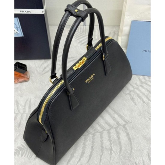 Replica Prada Grande Borse Alta Qualità Saffiano 1BG524 Nero Riproduzione Fedele Prada Grande Borse Replica Alta Qualità Saffiano 1BG524 Nero imitazioni