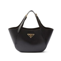 Borse tote media Prada 1BG483 Nero