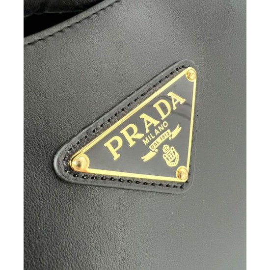 Replica Imitazione Imitazioni borse griffate tote media Prada 1BG483 Nero Riproduzione Fedele Imitazione Imitazioni borse griffate tote media Prada 1BG483 Nero imitazioni