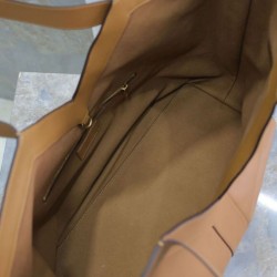 Replica YSL Saint Laurent Y Borsa Tote in Pelle Caffè Riproduzione Fedele YSL Saint Laurent Y Borsa Tote in Pelle Caffè imitazioni
