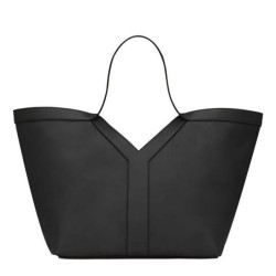 Riproduzione Fedele YSL Saint Laurent Y Bora Pari replica Tote in Pelle Nera imitazioni