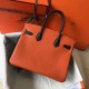 Replica Borsa Hermes Birkin tricolore 30 cm in pelle Clemence arancione/bianca/nera Replica Perfetta Hermes Birkin tricolore 30 cm in pelle Clemence arancione/bianca/nera imitazioni