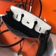 Replica Borsa Hermes Birkin tricolore 30 cm in pelle Clemence arancione/bianca/nera Replica Perfetta Hermes Birkin tricolore 30 cm in pelle Clemence arancione/bianca/nera imitazioni