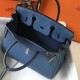 Replica Borsa Hermes Birkin 30 cm in pelle Clemence agata blu Riproduzione Fedele Borsa Hermes Birkin 30 cm in pelle Clemence agata blu imitazioni
