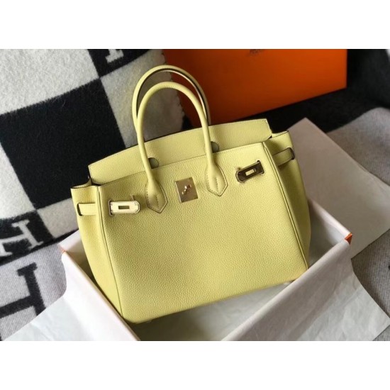 Replica Borse Firmate Hermes Birkin 30 cm in pelle Clemence Jaune Poussin GHW Riproduzione Fedele Borse Firmate Replica Hermes Birkin 30 cm in pelle Clemence Jaune Poussin GHW imitazioni
