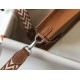 Replica Mini borsa Hermes Evelyne III TPM in pelle Clemence oro Riproduzione Fedele Mini borsa Hermes Evelyne III TPM in pelle Clemence oro imitazioni