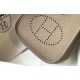 Replica Mini borsa Hermes Evelyne III TPM in pelle Clemence color talpa Riproduzione Fedele Mini borsa Hermes Evelyne III TPM in pelle Clemence color talpa imitazioni