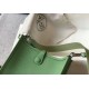Replica Mini borsa Hermes Evelyne III TPM in pelle Clemence verde criquet Riproduzione Fedele Mini borsa Hermes Evelyne III TPM in pelle Clemence verde criquet imitazioni