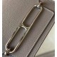 Replica Mini borsa Hermes Sac Roulis in pelle di vitello Evercolor grigia Riproduzione Fedele Mini borsa Hermes Sac Roulis in pelle di vitello Evercolor grigia imitazioni