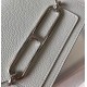 Replica Mini borsa Hermes Sac Roulis in pelle di vitello Evercolor grigio perla Riproduzione Fedele Mini borsa Hermes Sac Roulis in pelle di vitello Evercolor grigio perla imitazioni