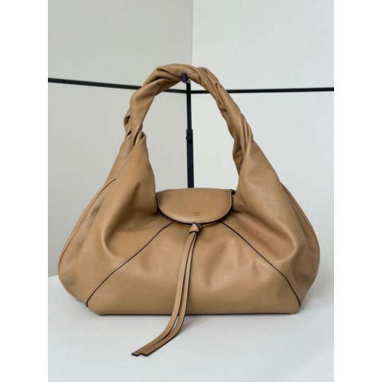 Replica Perfetta hobo Fendi Spy piccola/media/grande con manico ritorto color albicocca Imitazioni Replica Perfetta hobo Fendi Spy piccola/media/grande con manico ritorto color albicocca