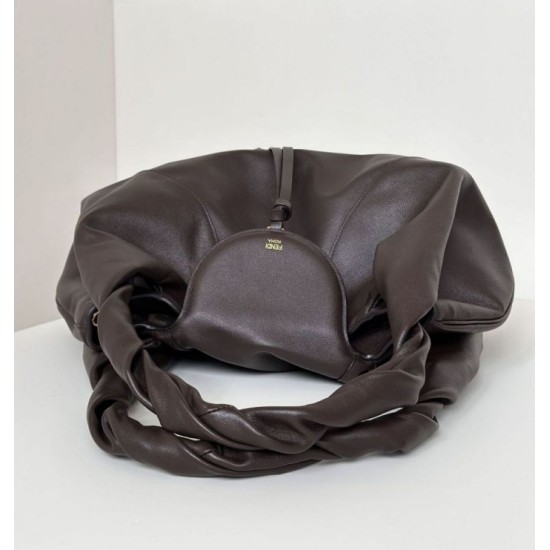 Replica Borse Imitazioni hobo Fendi Spy piccola/media/grande con manico ritorto color caffè Imitazioni Replica Borse Imitazioni hobo Fendi Spy piccola/media/grande con manico ritorto color caffè