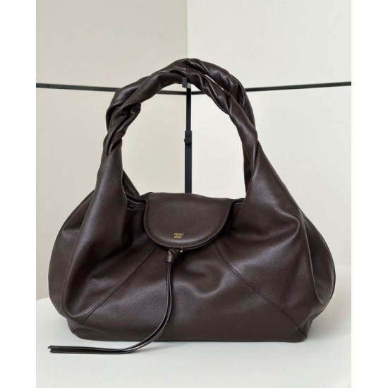Replica Borse Imitazioni hobo Fendi Spy piccola/media/grande con manico ritorto color caffè Imitazioni Replica Borse Imitazioni hobo Fendi Spy piccola/media/grande con manico ritorto color caffè