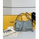 Replica Borsa Fendi Mamma Baguette Media/Grande grigio tortora Imitazioni Replica Borsa Fendi Mamma Baguette Media/Grande grigio tortora