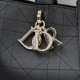 Replica Borsa Dior Toujours Media/Grande pelle di vitello Macrocannage nera Imitazioni Replica Borsa Dior Toujours Media/Grande pelle di vitello Macrocannage nera