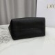 Replica Borsa Dior Toujours piccola in pelle di vitello Macrocannage Nero