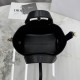 Replica Borsa Dior Toujours piccola in pelle di vitello Macrocannage Nero