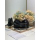 Replica Borsa Dior Bow con fiocco nero e metallo finitura oro Imitazioni Replica Borsa Dior Bow con fiocco nero e metallo finitura oro
