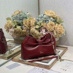 Replica Borsa Dior Bow con fiocco chiaretto e metallo finitura oro