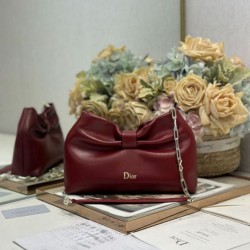 Replica Borsa Dior Bow con fiocco chiaretto e metallo finitura oro