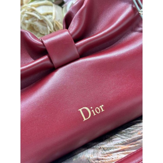 Replica Borsa Dior Bow con fiocco chiaretto e metallo finitura oro