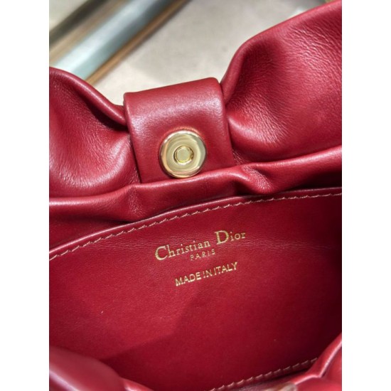 Replica Borsa Dior Bow con fiocco chiaretto e metallo finitura oro
