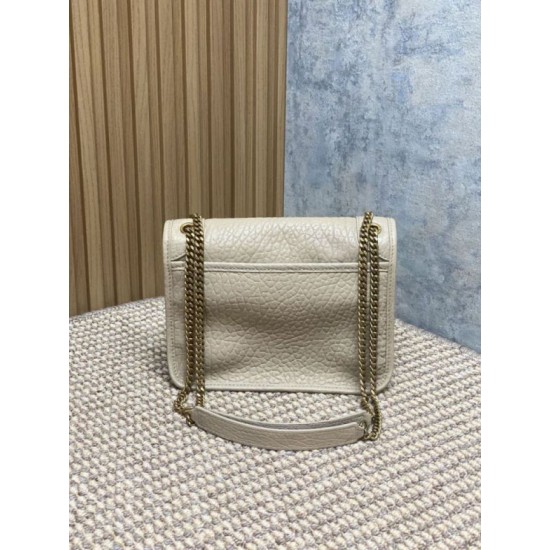 Replica Borsa a spalla YSL Saint Laurent Niki Media/Grande pelle di agnello grana beige Imitazioni Replica Borsa a spalla YSL Saint Laurent Niki Media/Grande pelle di agnello grana beige