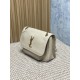 Replica Borsa a spalla YSL Saint Laurent Niki Media/Grande pelle di agnello grana beige Imitazioni Replica Borsa a spalla YSL Saint Laurent Niki Media/Grande pelle di agnello grana beige