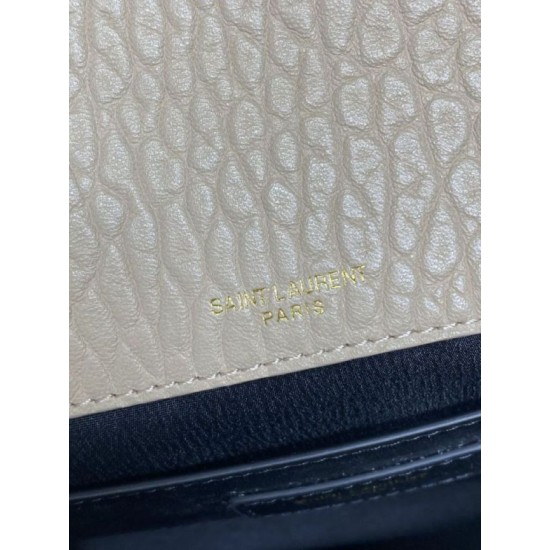 Replica Borsa a spalla YSL Saint Laurent Niki Media/Grande pelle di agnello grana beige Imitazioni Replica Borsa a spalla YSL Saint Laurent Niki Media/Grande pelle di agnello grana beige