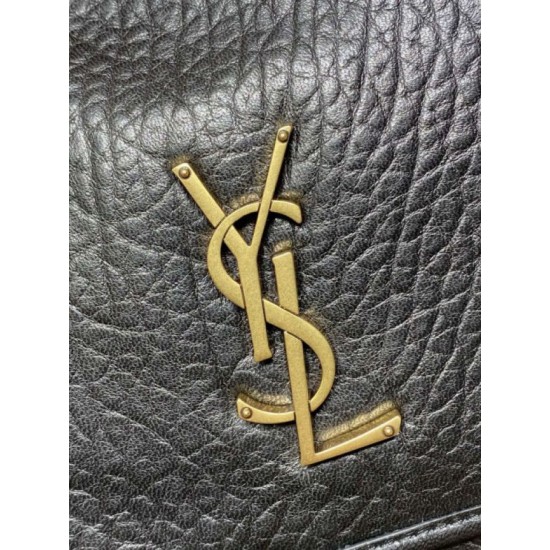 Replica borse griffate a spalla YSL Saint Laurent Niki Media/Grande pelle di agnello grana nero Imitazioni Replica borse griffate a spalla YSL Saint Laurent Niki Media/Grande pelle di agnello grana nero