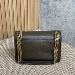 Replica Borsa a spalla YSL Saint Laurent Niki Media/Grande pelle di agnello grana caffè leggero Imitazioni Replica Borsa a spalla YSL Saint Laurent Niki Media/Grande pelle di agnello grana caffè leggero