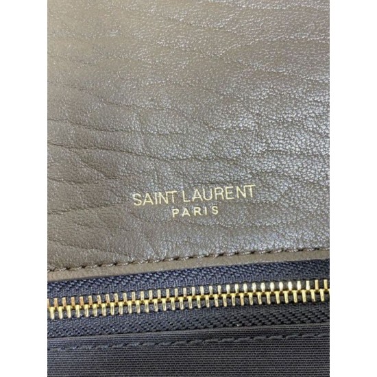 Replica Borsa a spalla YSL Saint Laurent Niki Media/Grande pelle di agnello grana caffè leggero Imitazioni Replica Borsa a spalla YSL Saint Laurent Niki Media/Grande pelle di agnello grana caffè leggero