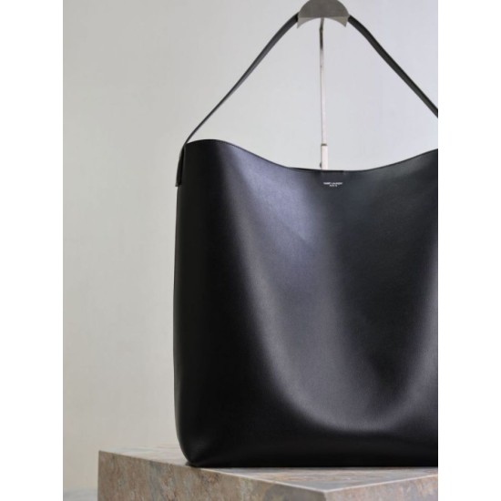 Replica Borsa hobo YSL Saint Laurent Bold pelle liscia Nero Imitazioni Replica Borsa hobo YSL Saint Laurent Bold pelle liscia Nero