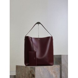 Borse hobo YSL Saint Laurent Bold pelle liscia Marrone
