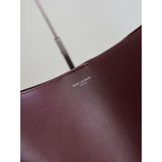 Replica Borse Alta Qualità hobo YSL Saint Laurent Bold pelle liscia Marrone Imitazioni Replica Borse Alta Qualità hobo YSL Saint Laurent Bold pelle liscia Marrone
