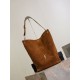 Replica Borsa a secchiello morbida Niki YSL Saint Laurent pelle scamosciata caramello Imitazioni Replica Borsa a secchiello morbida Niki YSL Saint Laurent pelle scamosciata caramello
